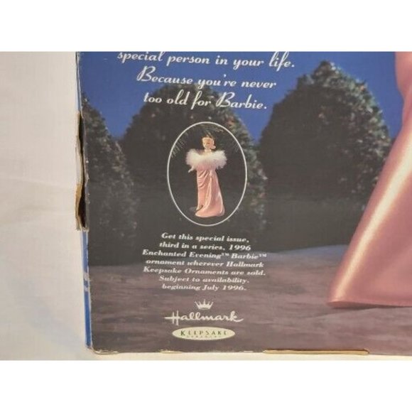 NEW 1995 Enchanted Evening Barbie Doll collector edition Brunet NIB 15407 Mattel - Picture 8 of 9